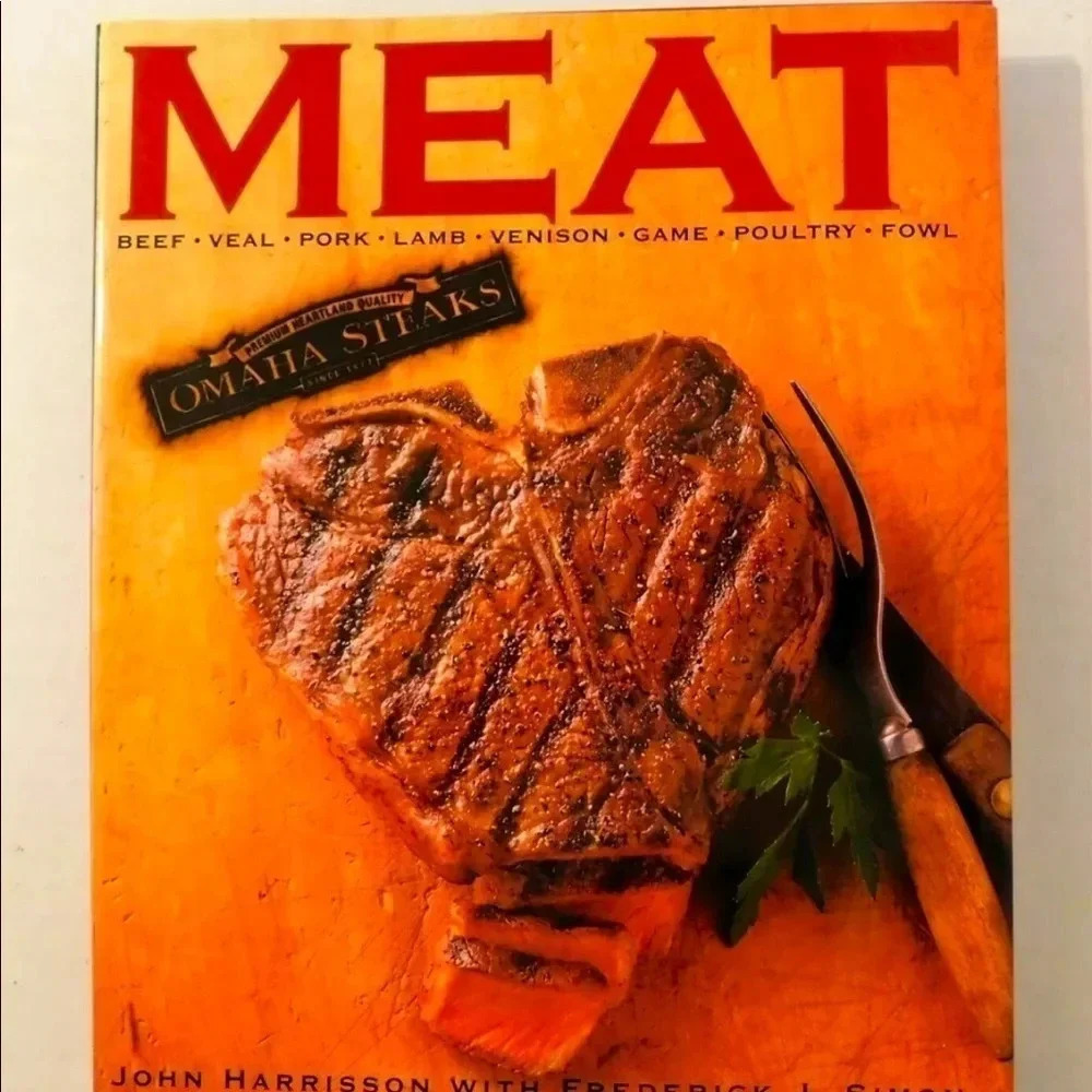 *Final Price* MEAT - Omaha Steaks - Cook Book EUC Hardcover Grilling Home Meals